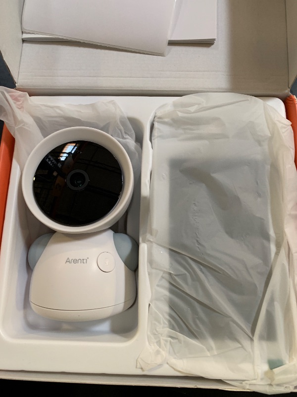 Photo 1 of ARENTI Baby Monitor, 2K/3MP WiFi 6 Camera and Audio, 5-inch Wireless Screen, Smartphone App, Super Night Vision, Crying Detection, Auto Tracking, Temp&Humidity Sensor, Cloud&SD Card Storage (D3 Kit)