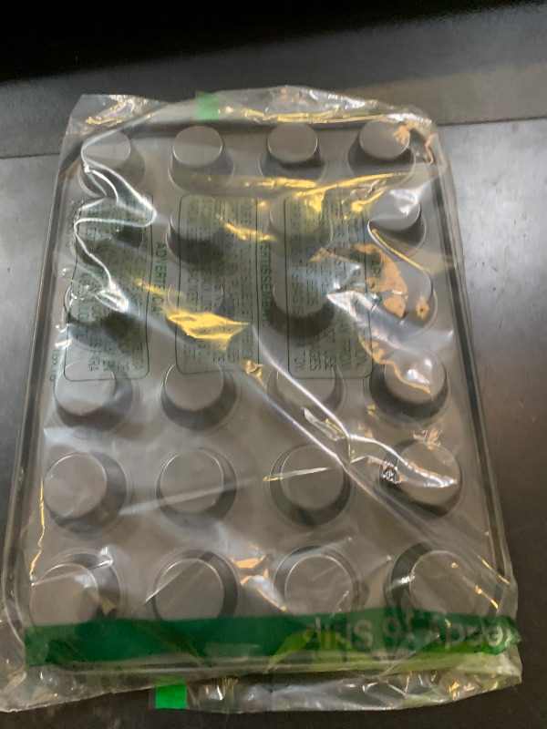 Photo 1 of MARIWEI 2 Pack Premium Bakeware 24-Cup, Mini Muffin Pan, Dishwasher Oven Safe (Black, Steel)