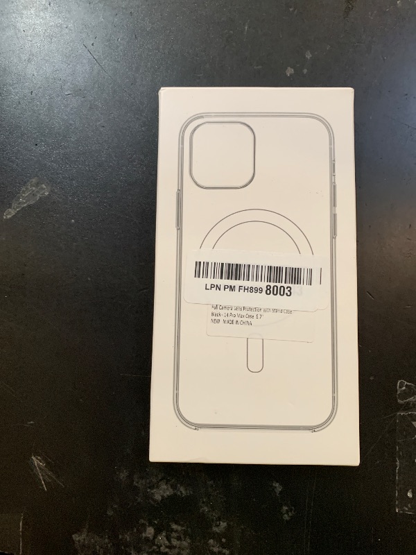 Photo 1 of [Full Camera Lens Protection+CD Ring Compatible with MagSafe Stand]Magnetic for iPhone 14 Pro Max Case, Military Grade Drop Protection Electroplated Bumper Non-Yellowing Clear Case for Women Men Girls