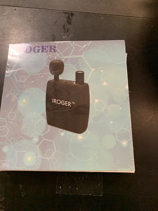 Photo 1 of **INCOMPLETE** IROGER Hearing Amplifier for Seniors, Personal Sound Amplifier, Smart Auto-Gain, Directional Microphone, Rechargeable with 120-Hour Battery, Headphones & Earbuds Included