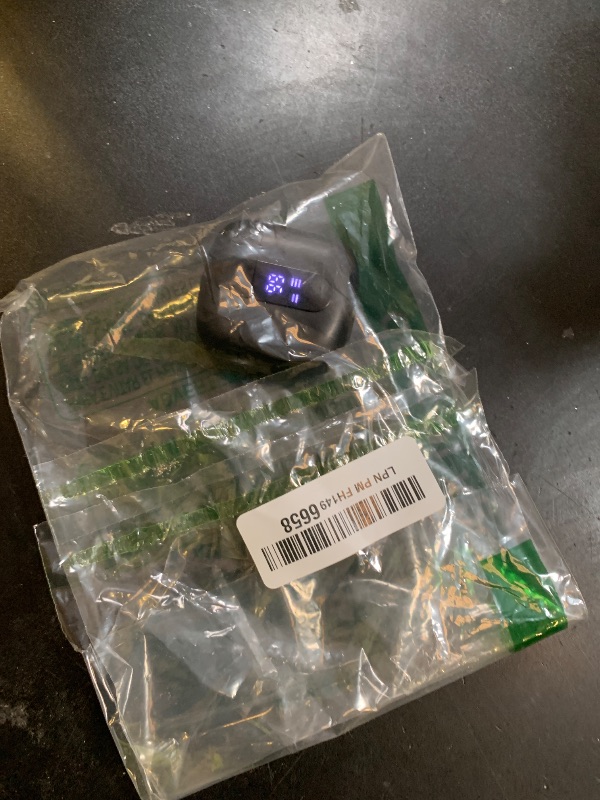 Photo 1 of Haqquio Wireless Earbuds, Bluetooth Headphones with Deep Bass Stereo, 48H Playback Ear Buds with LED Power Display, Lightweight, IPX7, in-Ear Earphones with Mic for iPhone/Android/iPad, Black