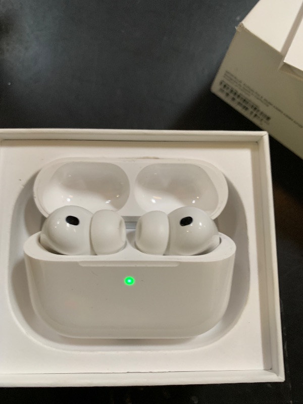 Photo 1 of Apple AirPods Pro 3 Wireless Earbuds, Active Noise Cancellation, Live Translation, Heart Rate Sensing,Hearing Aid Feature,Bluetooth Headphones,Spatial Audio, High-Fidelity Sound, USB-C Charging, White