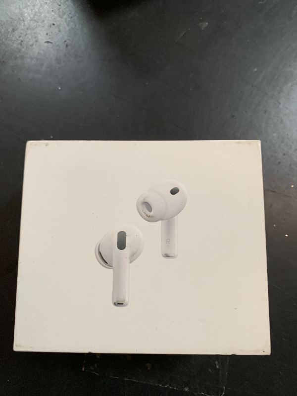 Photo 1 of Apple AirPods Pro 3 Wireless Earbuds, Active Noise Cancellation, Live Translation, Heart Rate Sensing,Hearing Aid Feature,Bluetooth Headphones,Spatial Audio, High-Fidelity Sound, USB-C Charging, White