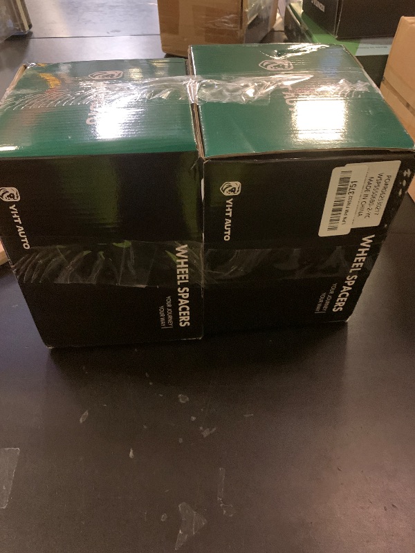 Photo 1 of YHTAUTO 5x5.5 Wheel Spacers 2 inch Compatible with Chevrolet, Suzuki Models, Tracker, Geo Tracker, Vitara Tire Spacers w/ M12x1.25 & 12.9 Grade Studs, 108mm Center Bore 5 Lug 4PCS Black