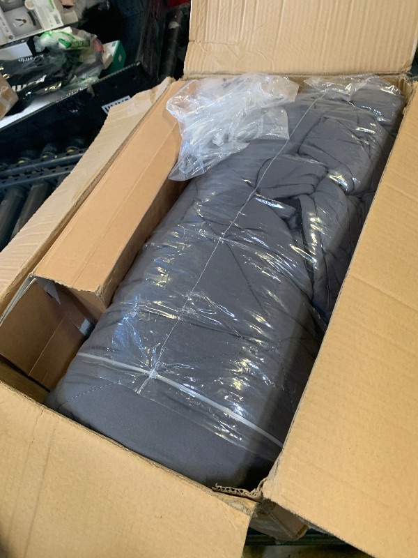 Photo 1 of Gehtmnl Cooling Comforter, Cooling Blanket for Hot Sleepers and Night Sweats, Double-Sided Cool Breathable Soft Lightweight Blanket, All Season Bedding Comforter, (Cool Grey, Queen(90"x90"))