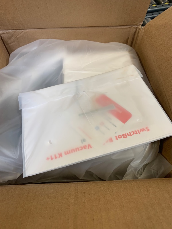 Photo 1 of SwitchBot K11+ Robot Vacuum & Mop with Matter, 6000Pa Suction, 90-Day Hands-Free Self-Emptying, LDS Navigation, 3.6? Ultra-Slim, Anti-Tangle for Pet Hair, Works with Alexa, Google Home, Apple Home