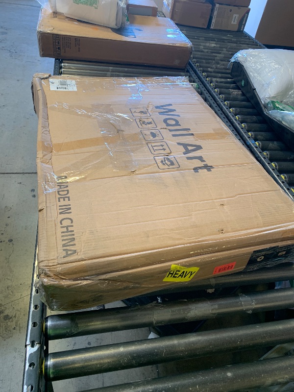 Photo 1 of Large 3D Textured Framed Neutral Abstract Wall Art for Living Room, 3 Piece Modern Artwork for Walls, Minimalist White and Brown Geometric Wall Paintings for Hallway, Stair, Office Wall Decor 24x36 In