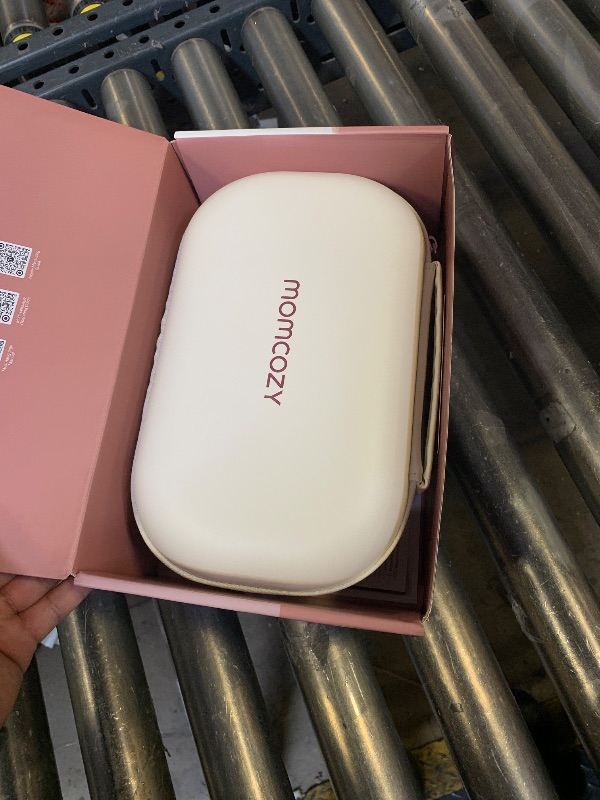 Photo 1 of Momcozy M5 Smart APP Controlled Wearable Breast Pump, Hands-Free Wireless Electric Pump, 3 Modes 9 Suction Levels, BPA-Free, Portable Lightweight, 24mm Flange, 2-Pack Cozy Red