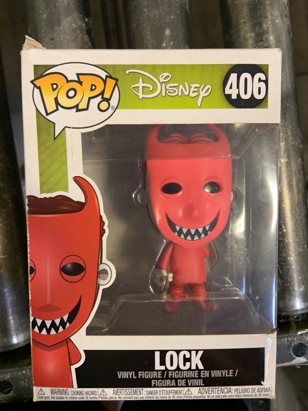 Photo 1 of Funko POP! Disney: Nightmare Before Christmas Lock Collectible Figure, Multicolor