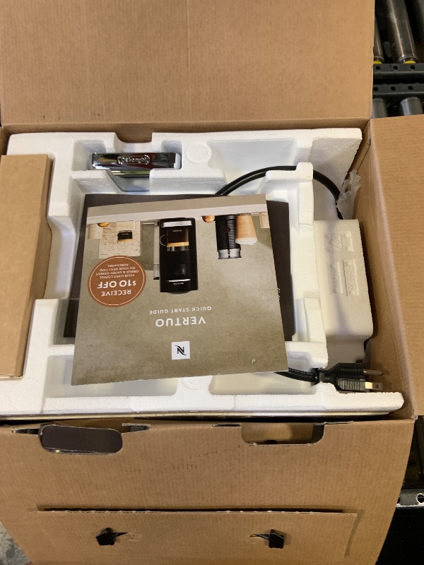 Photo 1 of Nespresso Vertuo Coffee and Espresso Machine by De'Longhi, 1597 milliliters, Silver