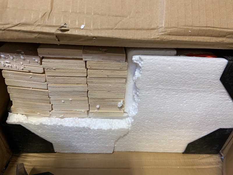 Photo 1 of (PARTIAL SET) TWIN BUNK BED WITH TRUNDLE - ESPRESSO COLOR (PARTIAL SET) SOLD AS IS