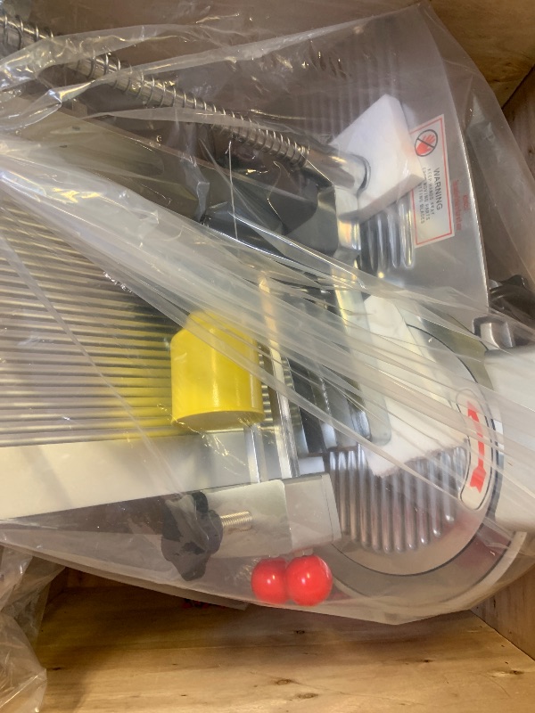 Photo 1 of Electric Meat Slicer - 10 Inch Electric Food Slicer With Adjustable Thickness, Stainless Steel Blade, 800W Power, for Home and Commercial Use