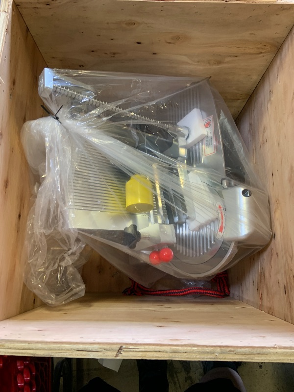 Photo 1 of Electric Meat Slicer - 10 Inch Electric Food Slicer With Adjustable Thickness, Stainless Steel Blade, 800W Power, for Home and Commercial Use