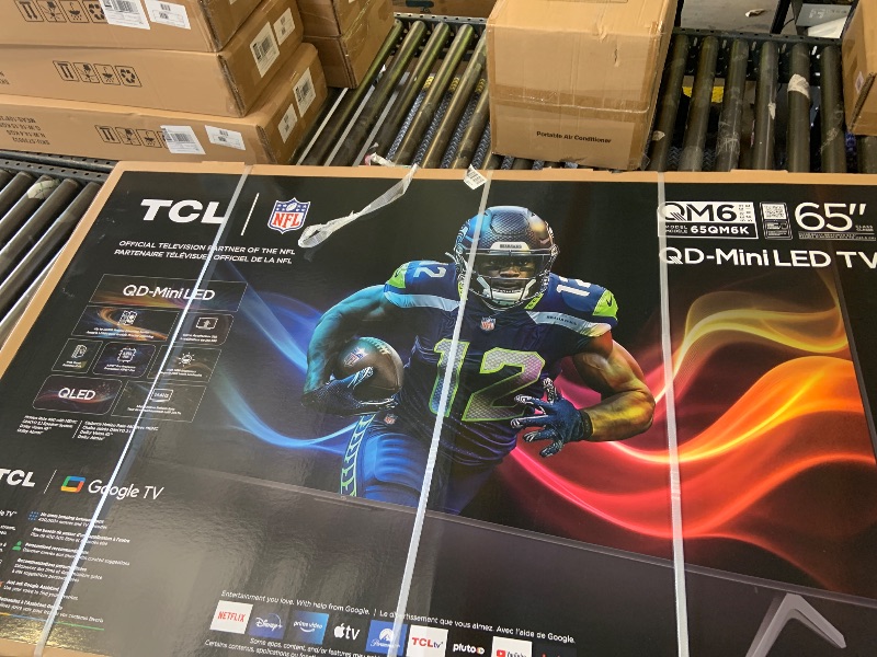 Photo 1 of TCL 65 Inch Class QM6K Series | Mini LED QLED 4K HDR | 65QM6K, 2025 Model | 120HZ-144HZ High Brightness Smart Google TV Dolby Atmos Onkyo Audio | Voice Remote Alexa Gaming Streaming Television (factory sealed)