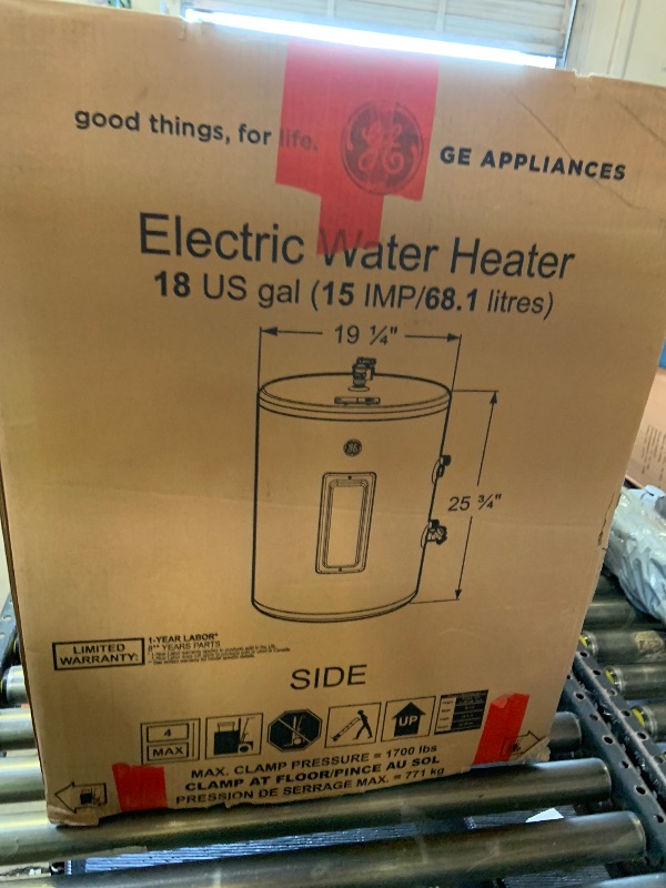 Photo 1 of GE BRAND WATER HEATER 18 GALLON