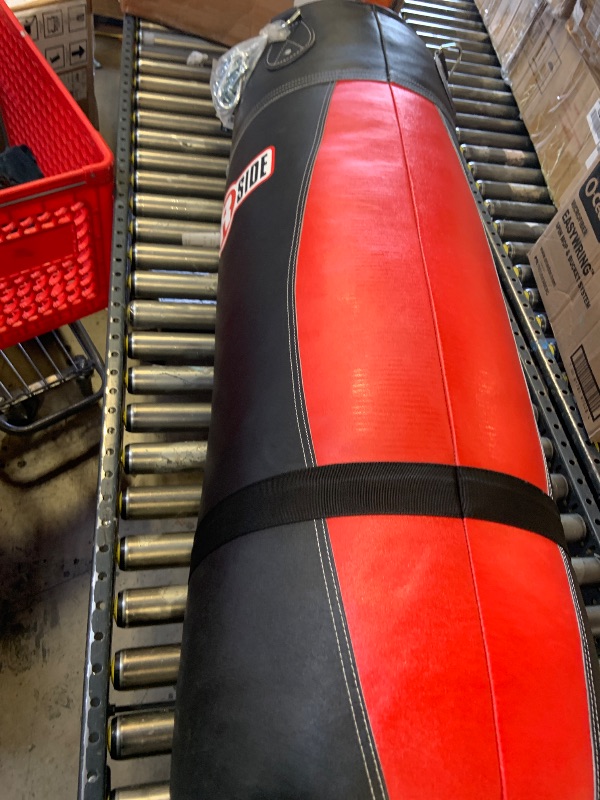 Photo 1 of Ringside Large Leather Heavy Bag, Punching Bag for Boxing Training and Workout, 100 lbs, Includes Heavy Bag Chain and Swivel
