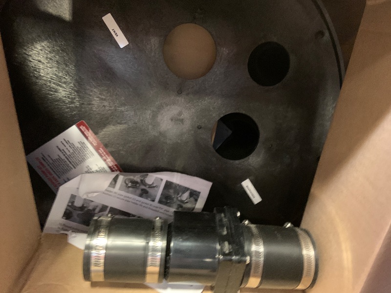 Photo 1 of Superior Pump 93020 1/2 HP 2" Cast Iron Sewage Pump System with Vertical Float Switch , Black