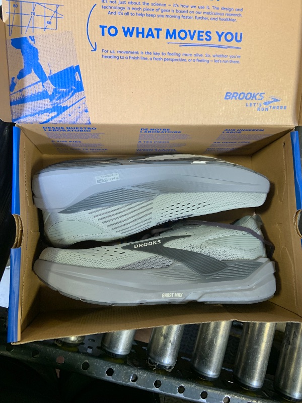 Photo 1 of Brooks Men’s Ghost Max 3 Neutral Running & Walking Shoe - Primer Grey/Ebony - 13 Medium