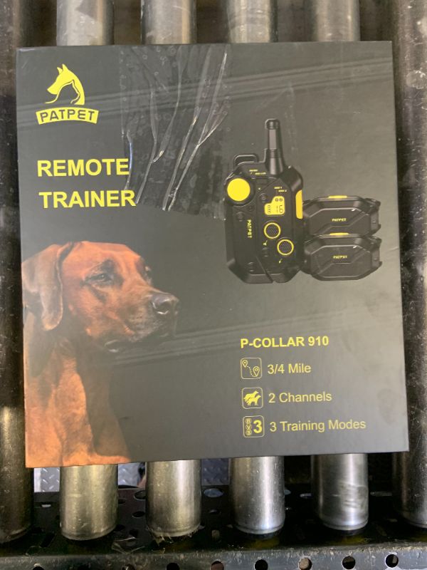 Photo 1 of PATPET Shock Collar for Dogs 2 Packs - 3/4 Mile Range Waterproof Rechargeable Training Collar with Remote for 2 Dogs, E Collar for Medium Large Dogs(15-150lbs)