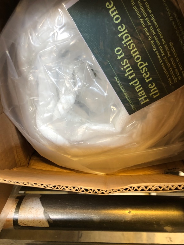 Photo 1 of Zinus 8 Inch Foam and Spring Hybrid Mattress [New Version], Queen, Fiberglass Free, Medium Firmness, Durable Support, Certified Safe Foams & Fabric, Mattress in A Box