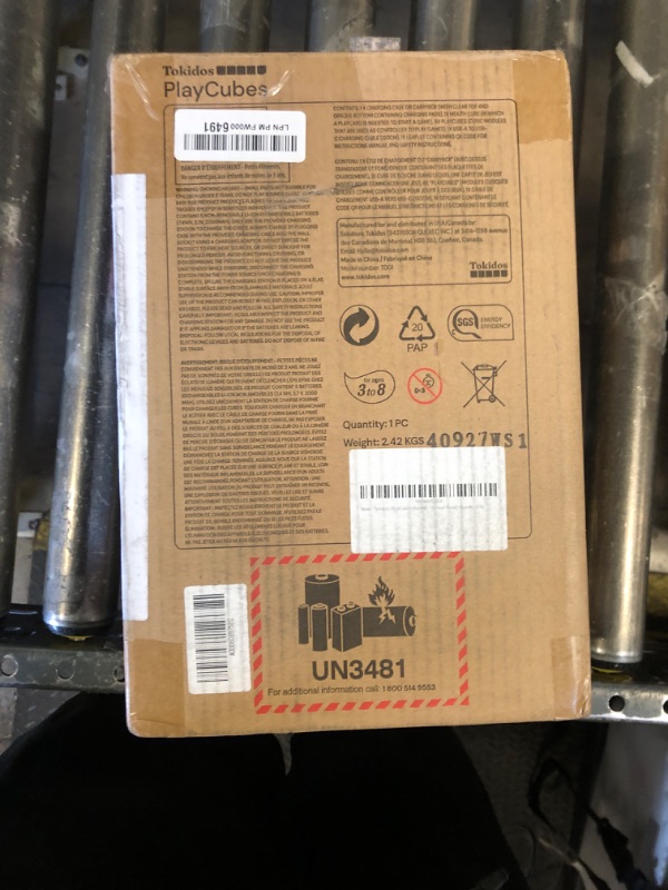 Photo 1 of Tokidos PlayCubes: Screen-Free Educational Console for Ages 5-8. Rechargeable Interactive System for Solo/Group Play. Develops Math, Logic, & Problem Solving Skills. Travel-Ready Screen Alternative.