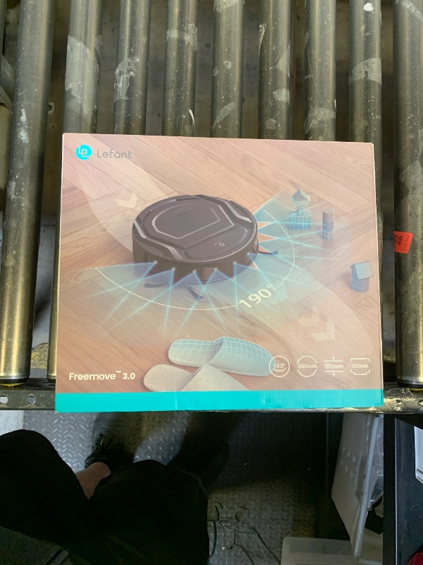 Photo 1 of Lefant M210P Robot Vacuum Cleaner, 4000pa Suction, 200 Mins Runtime, Super Thin, Quiet, Self-Charging, Ideal for Pet Owners, Multi Surface Cleaning, APP/WiFi/Alexa Control, Gray