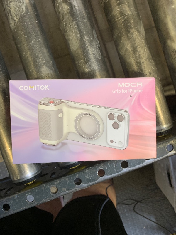 Photo 1 of COMITOK MOCA - iPhone Camera Grip - for Native Camera Control with Removable Remote & Built-in Keychain, Magnetic Phone Camera Grip No Need App Support iOS26/17/18, Fun Shot Magnetic Grip with 1/4 Nut