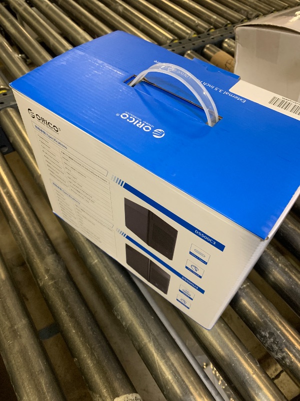 Photo 1 of ORICO 5 Bay 3.5 Inch Hard Drive Enclosure USB C to SATA Magnetic Tool-Free External HDD Enclosure with 12V/6.5A Power Adapter for Family Storage Expansion Up to 90TB(5x18) - DS500C3