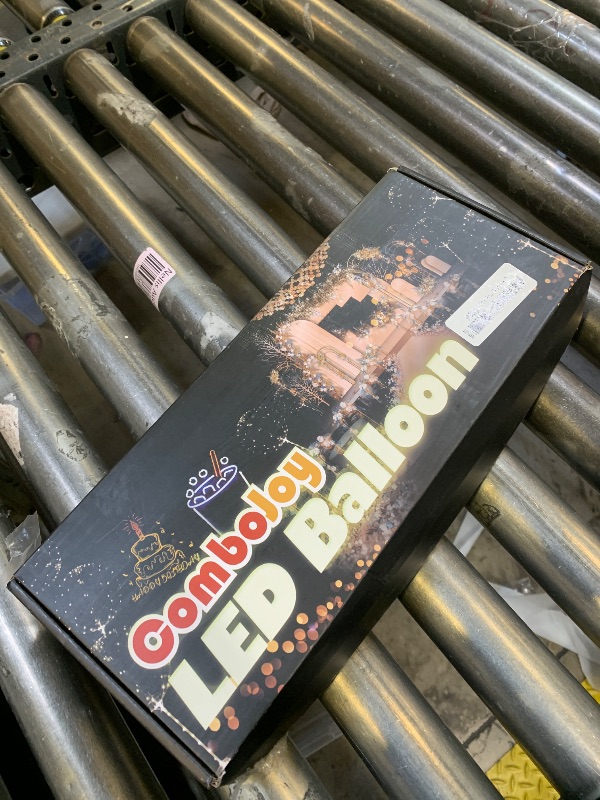 Photo 1 of 10 Pack Big Light Up BOBO Led Balloons with Sticks - Clear Balloons with Lights, Glow in the Dark, Flicker in the Daylight - Perfect Glow Party Supplies for Birthday, Wedding, Graduation, Warm White