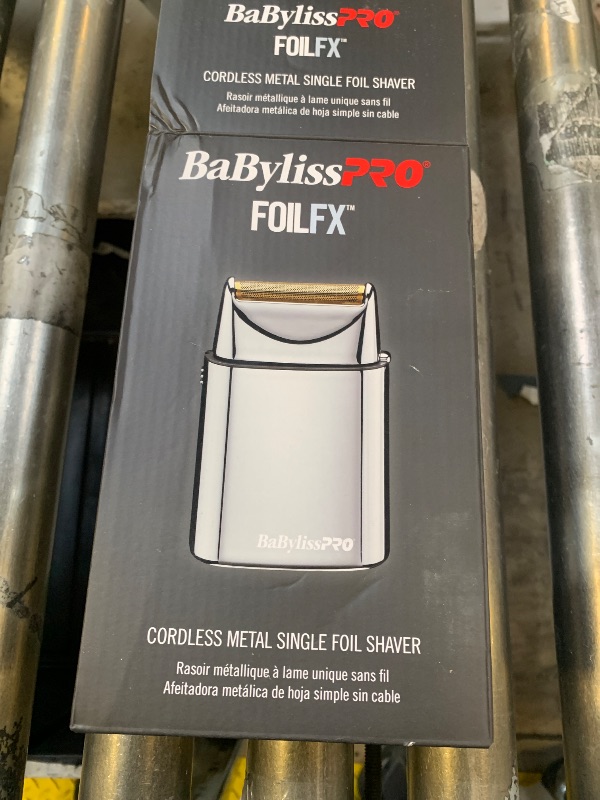 Photo 1 of BaBylissPRO Barberology Foil Shaver FXFS1 SILVERFX Professional High-Torque Shaver
