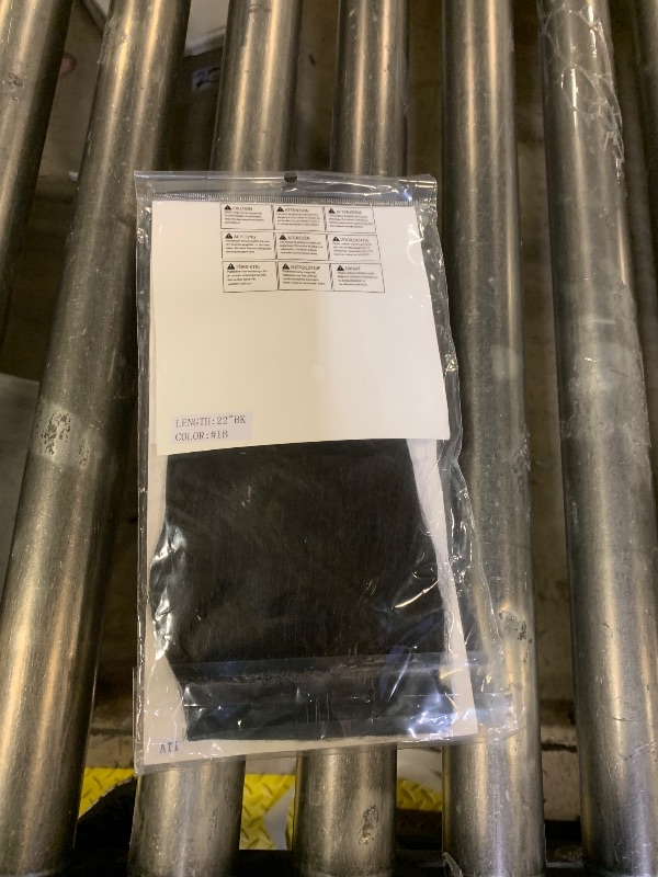 Photo 1 of S-noilite Wrap Around Ponytail Extension 100% Real Remy Human Ponytail Extensions Long Straight Clip in Human Hair Ponytail 95Grams #1B Natural Black 22inch