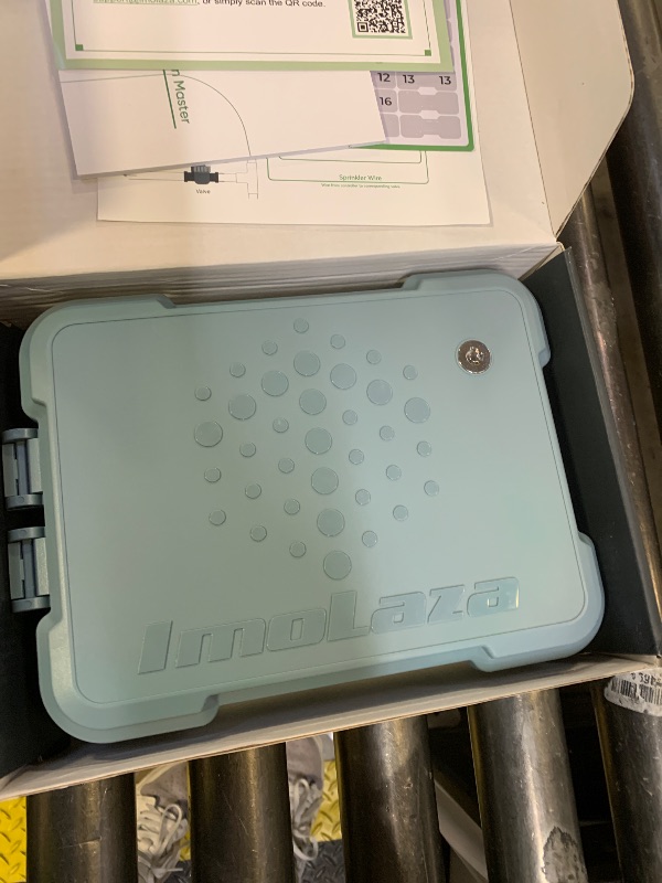 Photo 1 of ImoLaza Outdoor Smart Sprinkler Controller, 4-Zone WiFi Irrigation Controller with Hyper-Local Weather, App Remote Control, Works w/ Alexa, Auto Watering, Rain/Freeze/Wind Skip, Smart Fault Detection