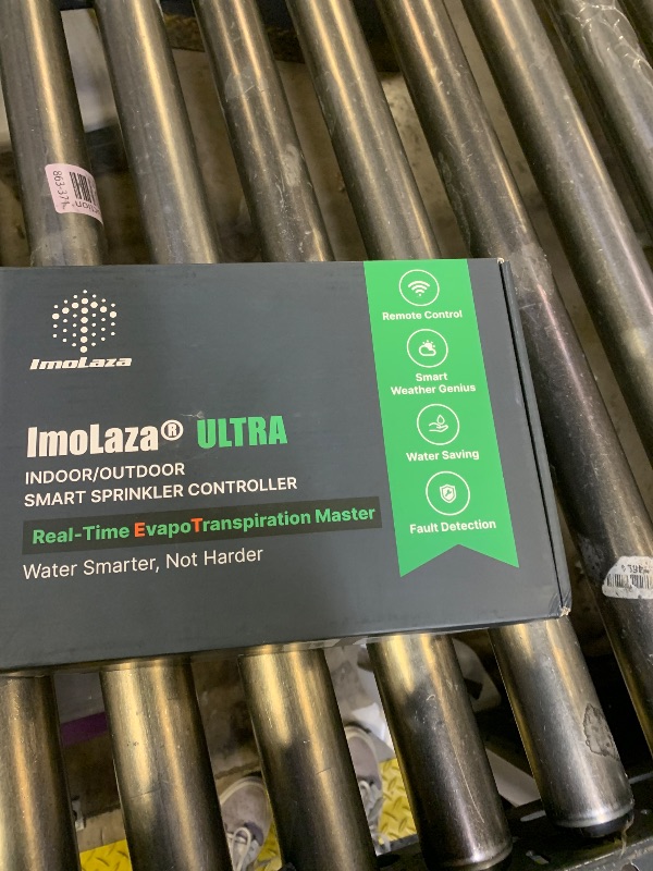 Photo 1 of ImoLaza Outdoor Smart Sprinkler Controller, 4-Zone WiFi Irrigation Controller with Hyper-Local Weather, App Remote Control, Works w/ Alexa, Auto Watering, Rain/Freeze/Wind Skip, Smart Fault Detection