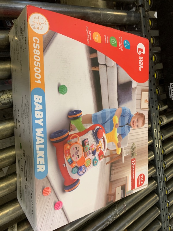 Photo 1 of **INCOMPLETE*** CUTE STONE Sit to Stand Learning Walker, 2 in 1 Baby Walker, Early Educational Child Activity Center, Multifunctional Removable Play Panel, Baby Music Learning Toy Gift for Infant Boys Girls