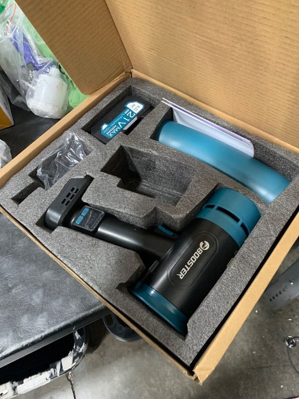 Photo 1 of Turbo Dryer Blower for Car, Leaf Blower Cordless with Extended Tube and Led, 64mm Brushless Motor 550CFM Car Dryer Air Blower, 21V 4.0Ah Battery Pack and Charger, for Car Drying, Yard and Snow Cleanup