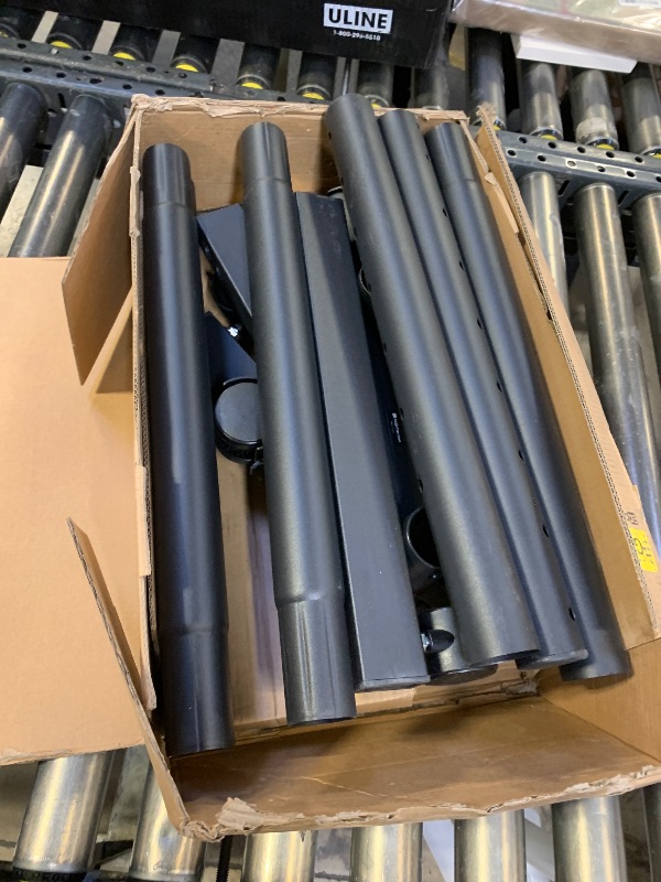 Photo 1 of Rfiver Mobile TV Cart Rolling TV Stand with Power Outlet for 32-75 Inch Screens, Portable TV Stand on Wheels with Height Adjustment, Outdoor TV Mount Stand with Shelf Holds up to 88lbs for Home Office