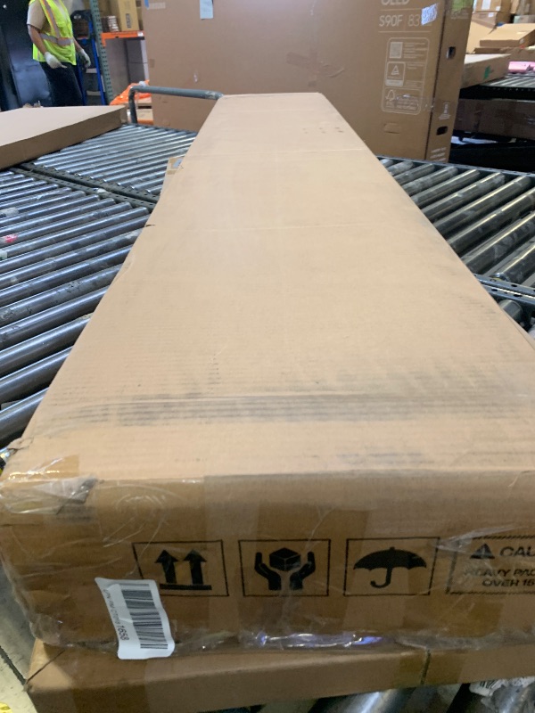 Photo 1 of LITTLE TREE Sofa Table, 70.9 Inch Industrial Behind Couch Table with Storage Shelves, Narrow Long Console Table for Entryway, Living Room, Foyer, Hallway, Office