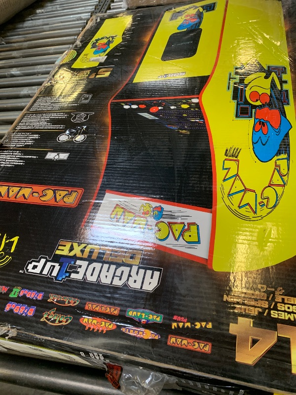 Photo 1 of Arcade1Up PAC-Man Deluxe Arcade Machine for Home - 5 Feet Tall - 14 Classic Games