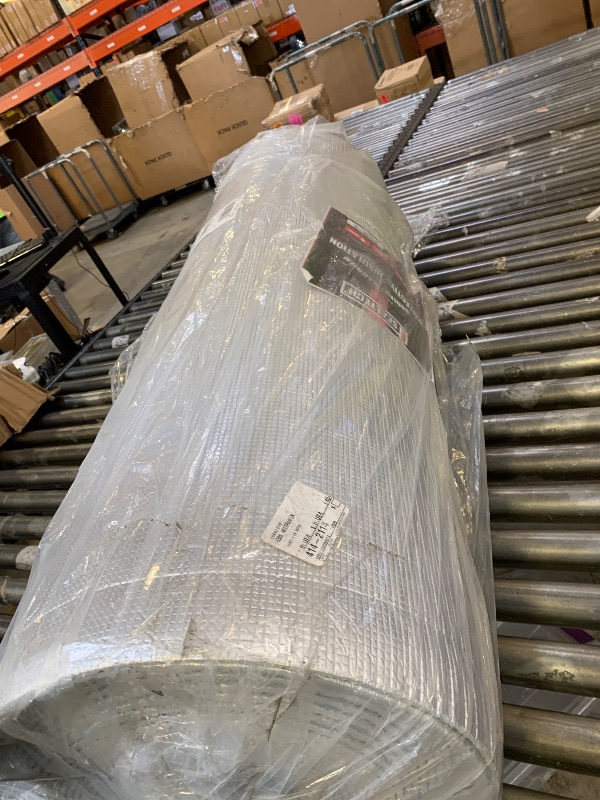 Photo 1 of SEALTECH Heavy Duty 5mm Reflective Insulation Roll - Premium Foam Core Radiant Barrier for Energy Conservation -Commercial Grade Soundproofing Thermal Shield for Indoor and Outdoor Use (48" X 75')