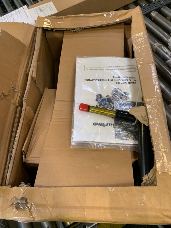 Photo 1 of Heavy Duty 6" Double A-Arm Golf Cart Lift Kit, with 1982-2004 Club Car DS Gas & Electric Golf Carts, Steel Black