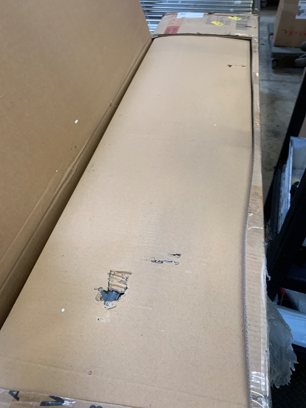 Photo 1 of Walker Edison Orion Urban Industrial Metal Double Over Computer Desk Bunk Bed, Full Double, Black