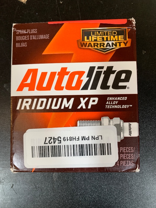 Photo 1 of **USED** Autolite Iridium XP Automotive Replacement Spark Plugs, XP5682 (4 Pack)