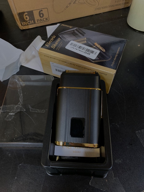 Photo 1 of Foil Shavers for Men, Scrorui High Speed Double Floating Blades Electric Razor, IPX6 Waterproof Dry/Wet, 2 Adjustable Speed Electric Shaver