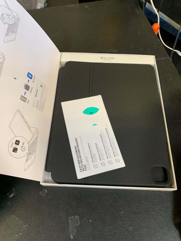 Photo 1 of ESR iPad Air 13 Inch Case Keyboard (M3/M2, 2025/2024) & iPad Pro 12.9 inch (6th/5th/5th/3rd) Magic Keyboard, Easy-Set Floating Cantilever Stand, Precision Multi-Touch Trackpad, Rebound Series, Black