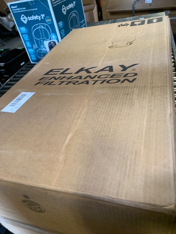 Photo 1 of Elkay LZSTL8WSLK Filtered Bi-Level Fountain & EZH2O Bottle Filler, Lt. Gray 120V