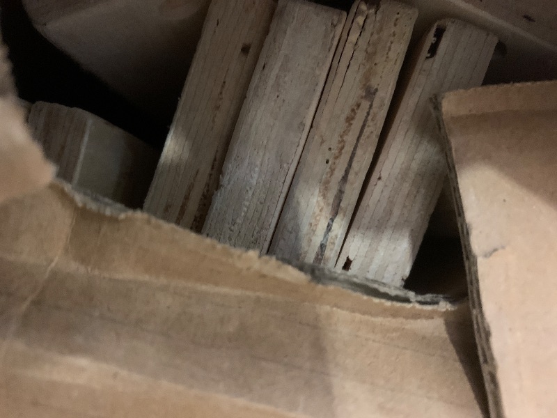 Photo 1 of Signature Design by Ashley Wooden Mattress Support Bunkie Board Roll Slat with Nylon Cord, King, Beige