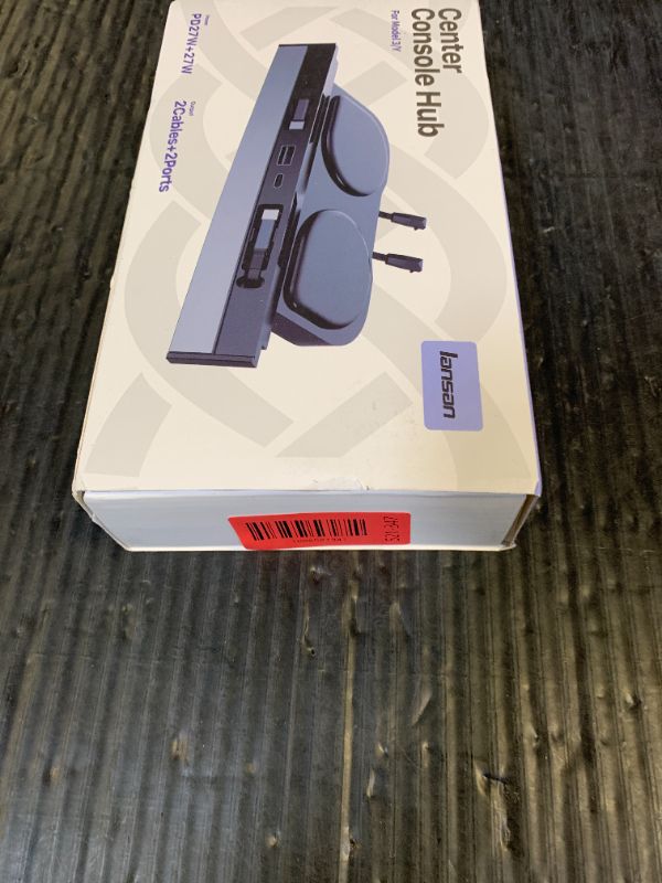 Photo 1 of Upgrade Tesla USB Hub for Tesla Model 3&Y Waterproof - 4Ports Fast Chargr for Model Y/3 Accessories 2023 2022 2021 Retractable Docking Station, 2 Type-C Fast Charging Cables (Not Fit Model 3 2024)