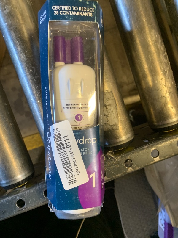 Photo 1 of everydrop by Whirlpool Ice and Water Refrigerator Filter 1, EDR1RXD1, Single-Pack , Purple