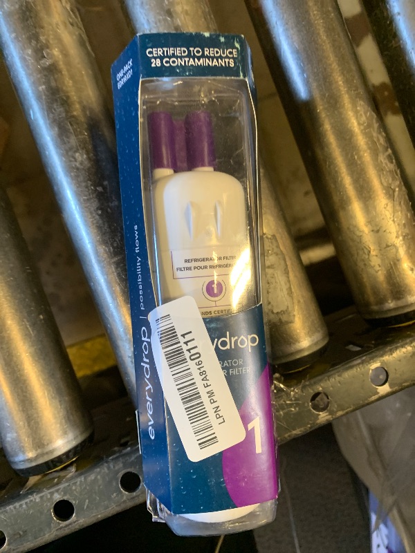 Photo 1 of everydrop by Whirlpool Ice and Water Refrigerator Filter 1, EDR1RXD1, Single-Pack , Purple