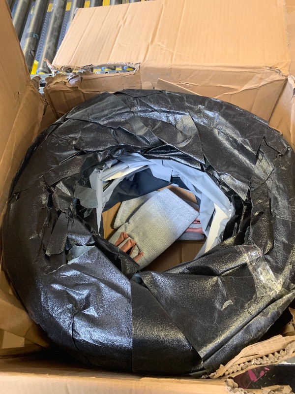 Photo 1 of QVQE 820FT Razor Wire Fencing, Galvanized Steel Wire Razor Ribbon Barbed Concertina Wire, 82 Feet per Roll 10 Pcs